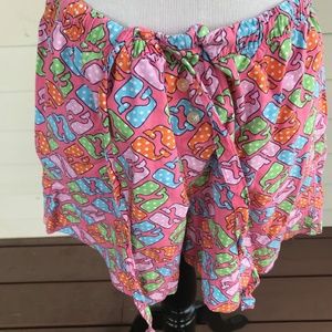 Vineyard Vines Cotton Boxer Sleep Shorts Whales